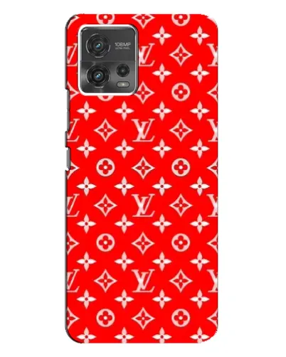Чехол для Motorola MOTO G72 с картинкой «Яркий паттерн LV»