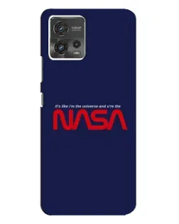 Чехол для Motorola MOTO G72 с картинкой «NASA — глубокий космос»