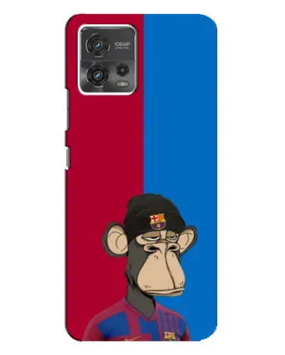 Чехол для Motorola MOTO G72 с картинкой «Bored Ape — фанат Барсы» Чехол для Motorola MOTO G72 с картинкой «Bored Ape — фанат Барсы»