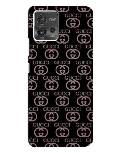 Чохол для Motorola MOTO G72 з картинкою «Класична монограма Gucci»