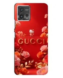 Чохол для Motorola MOTO G72 з картинкою «Gucci — золотий сад»