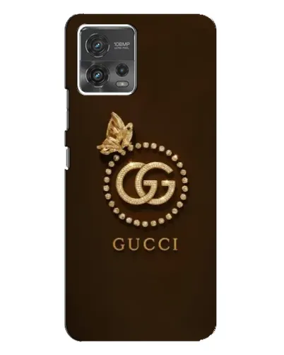 Чохол для Motorola MOTO G72 з картинкою «Gucci — золотий метелик»