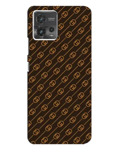 Чохол для Motorola MOTO G72 з картинкою «Gucci — золоті діагоналі»
