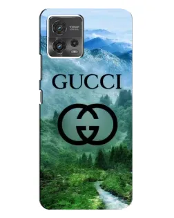 Чохол для Motorola MOTO G72 з картинкою «Gucci — гірський пейзаж»