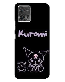 Чохол для Motorola MOTO G72 з картинкою «Kuromi — чорний мінімалізм» Чохол для Motorola MOTO G72 з картинкою «Kuromi — чорний мінімалізм»