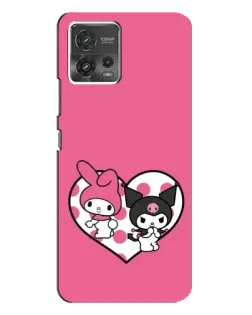 Чехол для Motorola MOTO G72 с картинкой «Kuromi и My Melody» Чехол для Motorola MOTO G72 с картинкой «Kuromi и My Melody»