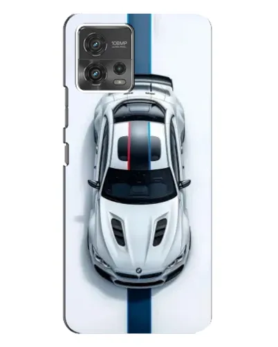 Чохол для Motorola MOTO G72 з картинкою «Вид зверху — BMW M»