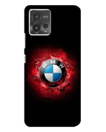 Чохол для Motorola MOTO G72 з картинкою «Логотип BMW — спалах»