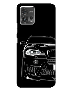 Чохол для Motorola MOTO G72 з картинкою «Темний силует BMW»