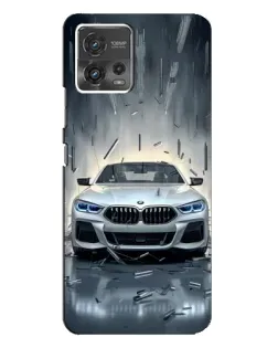 Чохол для Motorola MOTO G72 з картинкою «BMW у світлі фар»