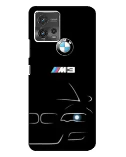 Чохол для Motorola MOTO G72 з картинкою «Мінімалістичний принт BMW M3»