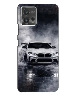 Чохол для Motorola MOTO G72 з картинкою «BMW крізь туман»