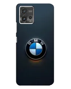 Чохол для Motorola MOTO G72 з картинкою «Логотип BMW — мінімалізм»