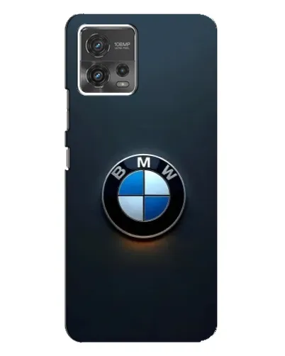 Чохол для Motorola MOTO G72 з картинкою «Логотип BMW — мінімалізм»