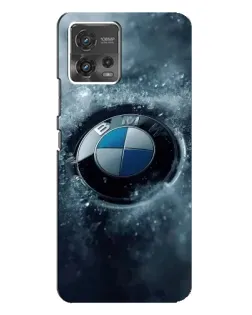 Чохол для Motorola MOTO G72 з картинкою «Логотип BMW — лід»