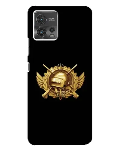 Чохол для Motorola MOTO G72 з картинкою «PUBG — помаранчевий градієнт»