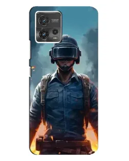 Чохол для Motorola MOTO G72 з картинкою «PUBG — реалістичний герой»