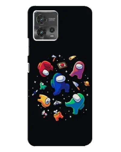 Чехол для Motorola MOTO G72 с картинкой «Among Us космос» Чехол для Motorola MOTO G72 с картинкой «Among Us космос»