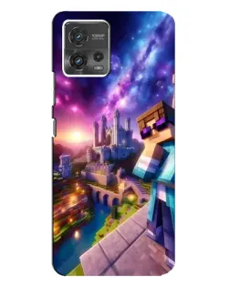 Чохол для Motorola MOTO G72 з картинкою «Стів та космос»