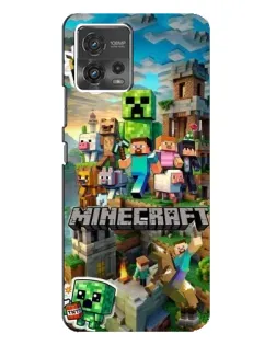 Чохол для Motorola MOTO G72 з картинкою «Замок Minecraft»