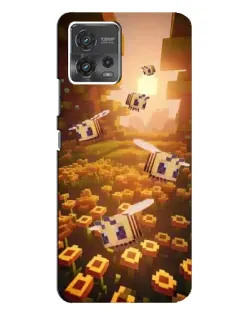 Чехол для Motorola MOTO G72 с картинкой «Поле подсолнухов»