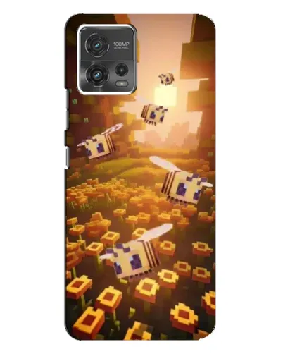 Чехол для Motorola MOTO G72 с картинкой «Поле подсолнухов»