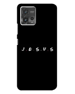 Чехол для Motorola MOTO G72 с картинкой «Точки веры J.E.S.U.S.»