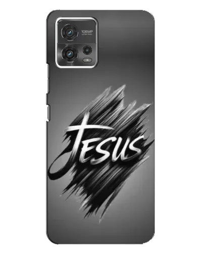 Чехол для Motorola MOTO G72 с картинкой «Надпись Jesus Graffiti»