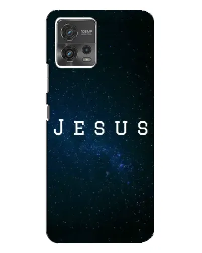 Чехол для Motorola MOTO G72 с картинкой «Звездное небо Jesus»