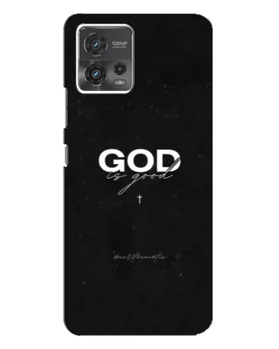Чехол для Motorola MOTO G72 с картинкой «GOD — Бог над всем»