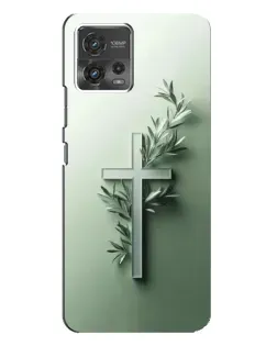 Чехол для Motorola MOTO G72 с картинкой «Оливковая ветвь»