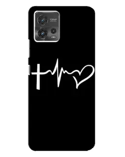 Чехол для Motorola MOTO G72 с картинкой «Пульс веры»