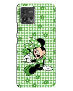 Чехол для Motorola MOTO G72 с картинкой «Mickey в клетку»