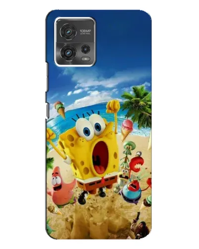 Чехол для Motorola MOTO G72 с картинкой «Развлечения на пляже»