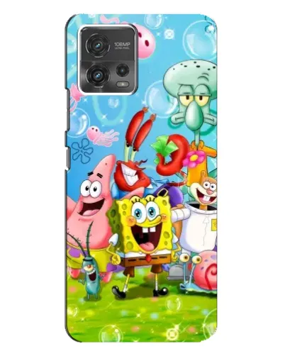 Чехол для Motorola MOTO G72 с картинкой «Губка Боб и друзья» Чехол для Motorola MOTO G72 с картинкой «Губка Боб и друзья»