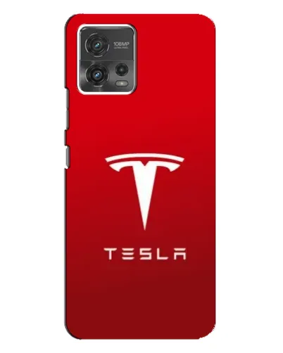 Чохол для Motorola MOTO G72 з картинкою «Tesla Red Classic»