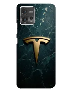 Чохол для Motorola MOTO G72 з картинкою «Мармурова Tesla Gold»