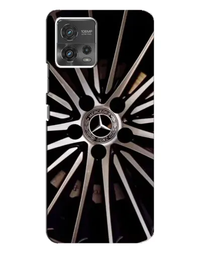 Чехол для Motorola MOTO G72 с картинкой «Диск Mercedes»