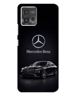 Чехол для Motorola MOTO G72 с картинкой «Mercedes — решетка радиатора»