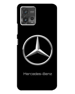 Чехол для Motorola MOTO G72 с картинкой «Mercedes Silver Logo»