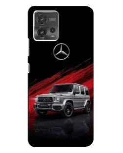 Чехол для Motorola MOTO G72 с картинкой «Mercedes G-Class красный»