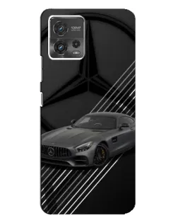 Чехол для Motorola MOTO G72 с картинкой «Mercedes AMG — графика»