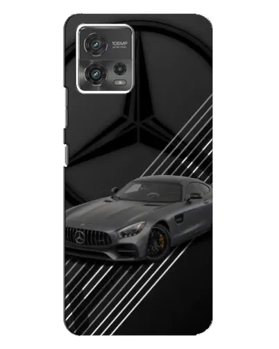 Чехол для Motorola MOTO G72 с картинкой «Mercedes AMG — графика»