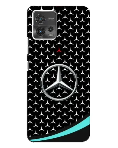 Чехол для Motorola MOTO G72 с картинкой «Mercedes — бирюзовый акцент»
