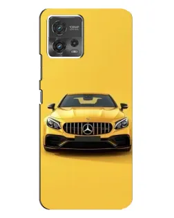 Чехол для Motorola MOTO G72 с картинкой «Желтый Mercedes GT»