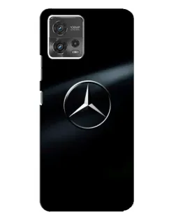 Чохол для Motorola MOTO G72 з картинкою «Mercedes на металі»