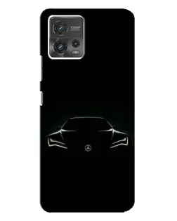 Чохол для Motorola MOTO G72 з картинкою «Mercedes — силует авто»