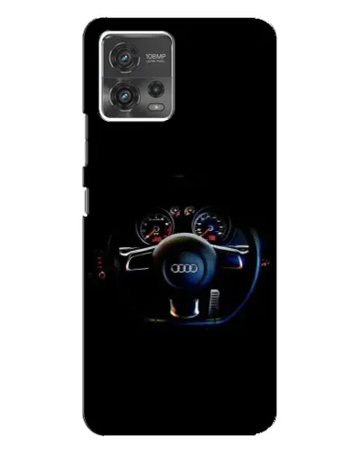 Чехол для Motorola MOTO G72 с картинкой «Салон Audi — руль» Чехол для Motorola MOTO G72 с картинкой «Салон Audi — руль»