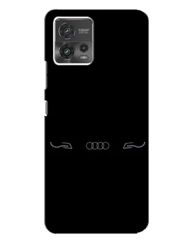 Чехол для Motorola MOTO G72 с картинкой «Audi — световой подпись» Чехол для Motorola MOTO G72 с картинкой «Audi — световой подпись»