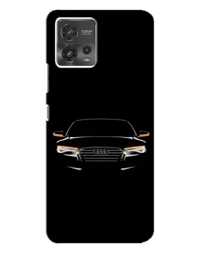 Чехол для Motorola MOTO G72 с картинкой «Audi — ночной контур» Чехол для Motorola MOTO G72 с картинкой «Audi — ночной контур»